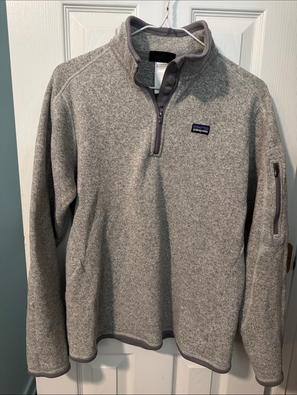 Patagonia Light Gray Women’s Half-Zip Fleece Pullover